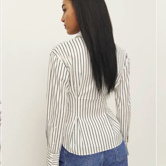 Reformation NWT Striped Women's Shirt - Picture 2 of 3